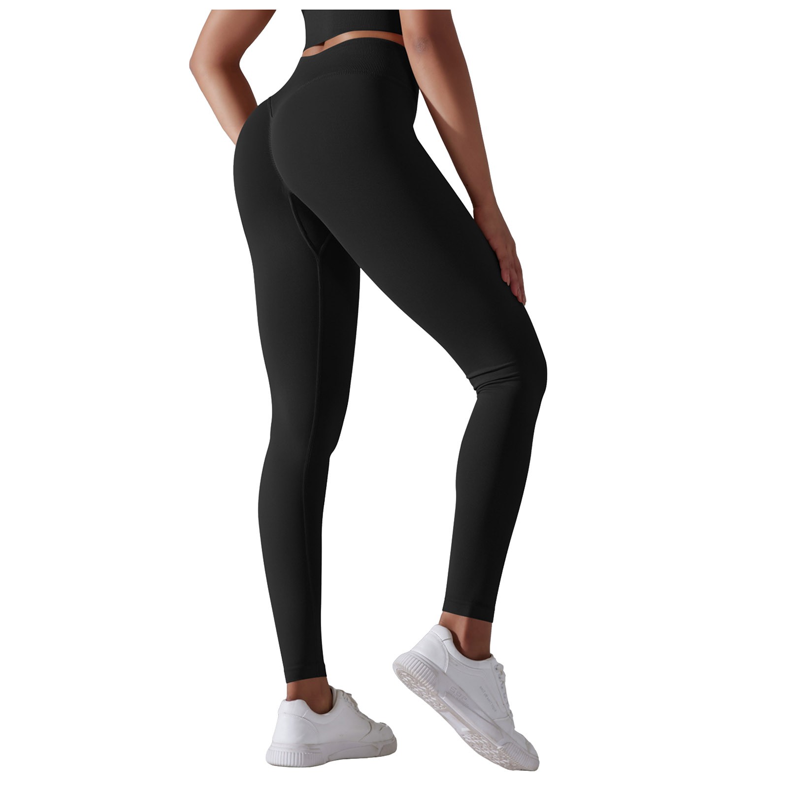 thumbnail image 2 of Pantalones deportivos de yoga para mujer: cintura alta, elásticos, atléticos, versátiles, para hacer ejercicio, 2 of 8